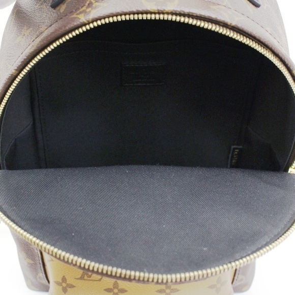 Louis Vuitton Palm Springs Backpack PM Monogram Rucksack Brown - Picture 3 of 4